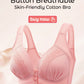 2025 Front Button Breathable Skin-Friendly Cotton Bra