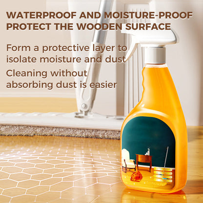 Spray d’entretien à la cire d’abeille pour parquet – nettoie, polit & imperméabilise – protège contre l’humidité et les salissures✨🏠