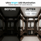 🌬️✨Ventilateur de plafond à double tête avec lumière LED – design moderne avec télécommande pour salon et chambre