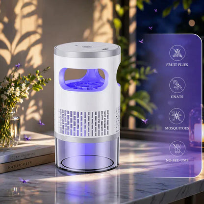 Piège à moustiques par aspiration – Silencieux, sans produit chimique – Idéal pour chambre bébé, chambre adulte, bureau, dortoir🦟🔇