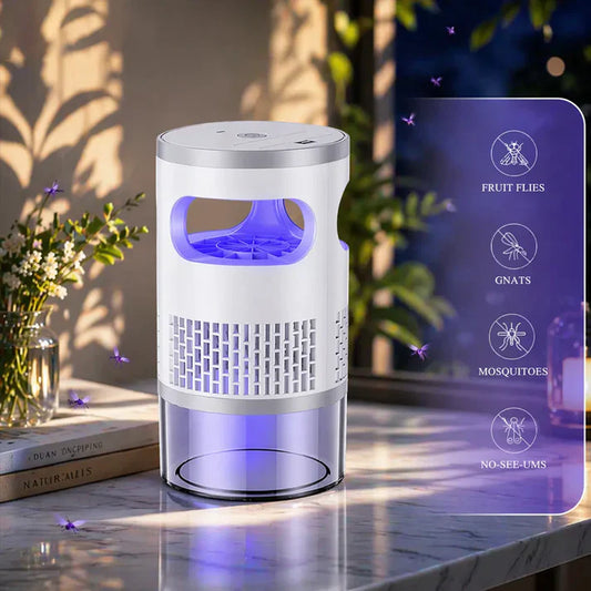 Piège à moustiques par aspiration – Silencieux, sans produit chimique – Idéal pour chambre bébé, chambre adulte, bureau, dortoir🦟🔇