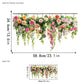 ✨DERNIER JOUR -50 % DE RÉDUCTION ! 💐Lot de stickers vitrophanie bouquet de fleurs coloré 🖼️