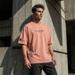 👕 50% DE RÉDUCTION ! T-Shirt Homme Coupe Oversize🆒 – Mélange Coton Premium, Imprimé Urbain & Style Décontracté ✨