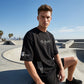 👕 50% DE RÉDUCTION ! T-Shirt Homme Coupe Oversize🆒 – Mélange Coton Premium, Imprimé Urbain & Style Décontracté ✨