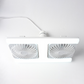 🌬️✨Ventilateur de plafond à double tête avec lumière LED – design moderne avec télécommande pour salon et chambre