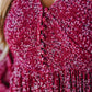 💎 Robe Longue à Fleurs en Rayonne – Taille Smockée, Doublure Intégrale & Poches Cachées 🌸👗
