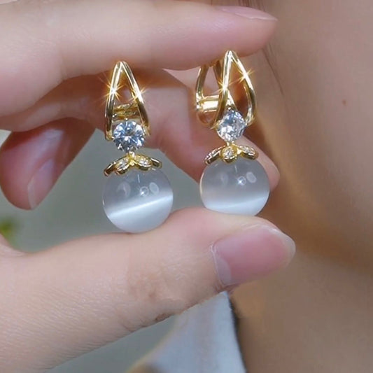 💎✨Boucles d'oreilles pendantes en perles étincelantes pour femmes
