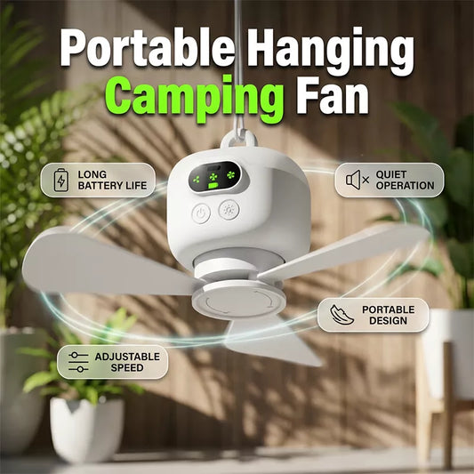 ⏰ Offre limitée dans le temps : 50% DE RÉDUCTION sur le ventilateur de plafond rechargeable avec LED ! 🌬️✨