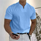 💎 50% DE RÉDUCTION ! 💎 Chemise de Sport à Manches Courtes pour Hommes – Col en V, Confortable & Disponible jusqu'au 5XL 👕✨