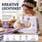 🧵 50 % DE RÉDUCTION ! 🛍️ Mini-machine à coudre pour la maison – 12 points, robuste et compacte – Idéale pour les réparations et les projets DIY ✂️