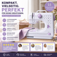 🧵 50 % DE RÉDUCTION ! 🛍️ Mini-machine à coudre pour la maison – 12 points, robuste et compacte – Idéale pour les réparations et les projets DIY ✂️