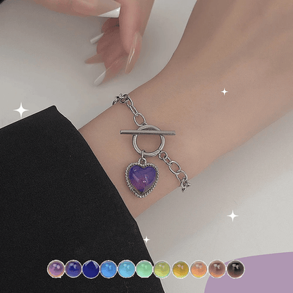 🔮🎁 Bracelet d'humeur à changement de couleur, pour la bonne humeur & comme cadeau