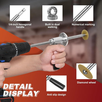 ✂️ Coupe-tube PVC à graduation et réglage de longueur – pour électricien et plombier 🔧
