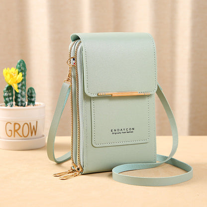 🎉👜50% de réduction ! Sac bandoulière tactile pour femme – Chargeur smartphone, antivol et résistant à l'eau