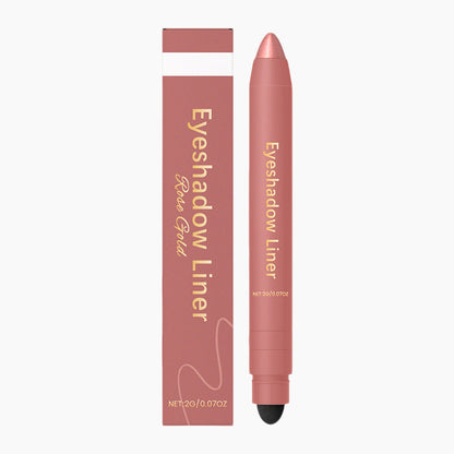 👁️Ombre à paupières et eye-liner 2 en 1 avec pinceau mélangeur