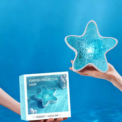 Offre Spéciale Saint-Valentin -50% 💙 Veilleuse Marine Étoile de Mer – Lumière Bleue Relaxante à Effet Océan🌙✨