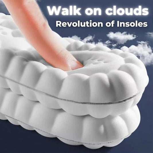 👟 Semelle Intérieure 4D Cloud – Confort Quotidien et Amorti Doux ☁️