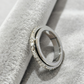 🌙 Bague Rotative en Acier Titane avec Zircone – Élégance, Confort & Anti-Stress 💍