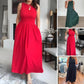 📢📢50 % de réduction !! ⏰Robe longue élégante à col rond pour femme 👗