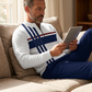 💎 50% DE RÉDUCTION ! 💎Ensemble homme avec imprimé graphique – Pull et pantalon