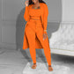 ⏳Spécial à durée limitée⏰Ensemble décontracté 3 pièces en tricot – Haut court, cardigan long et pantalon ajusté🧥👚👖