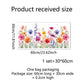 ✨DERNIER JOUR -50 % DE RÉDUCTION ! 💐Lot de stickers vitrophanie bouquet de fleurs coloré 🖼️