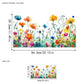✨DERNIER JOUR -50 % DE RÉDUCTION ! 💐Lot de stickers vitrophanie bouquet de fleurs coloré 🖼️