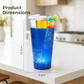 🥤Gobelet lumineux à LED activé par l'eau avec paille – Pour les fêtes, les bars et les événements ✨
