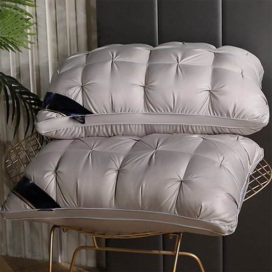 🛏️💤Oreiller ergonomique qualité hôtel – Taille unique, Lavable, Imitation duvet, Garde sa forme pour la maison