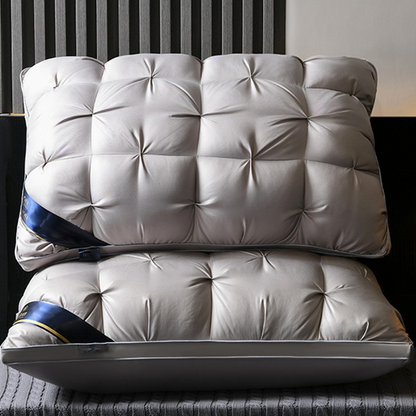 🛏️💤Oreiller ergonomique qualité hôtel – Taille unique, Lavable, Imitation duvet, Garde sa forme pour la maison