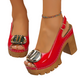 👡 50 % DE RÉDUCTION ! ✨ Sandales élégantes à bout ouvert et talons à boucle – Chic, confortables et parfaites pour toutes les occasions 🌸