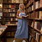 Robe salopette ample et décontractée pour femme avec poches