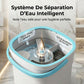 ✨ 50 % de réduction + livraison gratuite🔥 Kit de balai à franges plat et seau mains libres avec système de séparation de l'eau