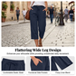 Pantalon court pour femme en mélange coton-lin