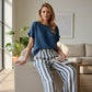 Ensemble lounge deux pièces chic de style bohème pour femme