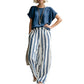 Ensemble lounge deux pièces chic de style bohème pour femme