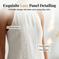 🌸🎉 -50% | Robe Vintage Femme en Coton et Lin avec Empiècements en Dentelle – Confortable, Élégante & Parfaite pour l'Été 2026
