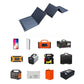 Kit de panneau solaire pliable – chargeur portable & efficace – idéal pour le camping, les voyages et l’extérieur☀️🔋