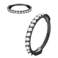 💎✨Bague de nez en cuivre sans soudure avec pierres – également adaptée comme boucle d'oreille – élégante & confortable