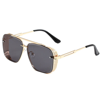 Lunettes de soleil – monture métal double pont, style rétro et intemporel 🕶️