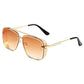 Lunettes de soleil – monture métal double pont, style rétro et intemporel 🕶️