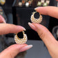 💎✨ PROMO FLASH : 50% DE RÉDUCTION ! Créoles Panier Tressées Dorées avec Perles Nacrées – Tressage Sculptural, Fermoir Charnière Sécurisé & Léger for une Élégance Raffinée au Quotidien ✨