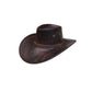 📢📢50 % DE RÉDUCTION !! ⏰ ✨ Chapeau de Cowboy Vintage à Large Bord & Lanière – PU, Taille Unique, Réglable ☀️