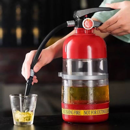 Populaire seau à bière en forme d'extincteur – Système de distribution à pression manuelle – Idéal pour les matchs en public et les soirées football 🍻⚽