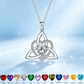 📢📢50 % DE RÉDUCTION !! ⏰Collier avec pendentif en forme de cœur au motif de nœud celtique