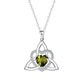 📢📢50 % DE RÉDUCTION !! ⏰Collier avec pendentif en forme de cœur au motif de nœud celtique