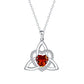 📢📢50 % DE RÉDUCTION !! ⏰Collier avec pendentif en forme de cœur au motif de nœud celtique