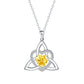 📢📢50 % DE RÉDUCTION !! ⏰Collier avec pendentif en forme de cœur au motif de nœud celtique