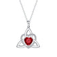 📢📢50 % DE RÉDUCTION !! ⏰Collier avec pendentif en forme de cœur au motif de nœud celtique