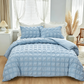 📢📢Dernier jour -50% de réduction !!⏰3-Piece Pintuck Textured Duvet Cover Set